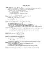 Đề ôn tập môn toán - đề 23 pdf