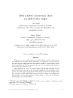 Báo cáo toán học: 