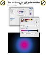 Giáo trình hướng dẫn cách tạo lập ảnh bằng bộ lọc distort phần 1 pps