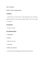 Unit 1: My friendsPeriod 7: Lesson 6: Language focuses potx