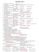 SPEAKING TEST 1 doc