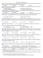 ĐỀ THI THỬ ĐẠI HỌC SỐ 4 pptx