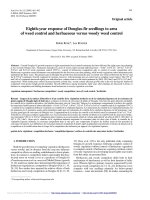 Báo cáo lâm nghiệp: 