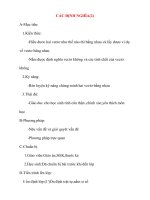 Giáo án Hình Học lớp 10: CÁC ĐỊNH NGHĨA(2) pptx