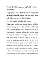 Vi sinh vật: “Chuyên gia cao cấp” xử lý ô nhiễm môi trường pptx