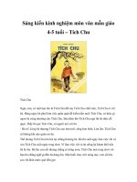 Sáng kiến kinh nghiệm môn văn mẫu giáo 4-5 tuổi – Tích Chu ppt