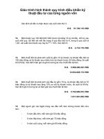 Giáo trình hình thành quy trình điều khiển kỹ thuật đầu tư của từng nguồn vốn p1 pot