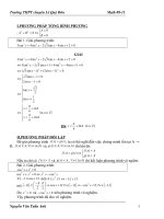 Ôn thi môn toán - Trường THPT chuyên Lê Quý Đôn pptx