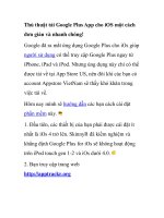 Thủ thuật tải Google Plus App cho iOS một cách đơn giản và nhanh chóng! doc