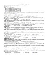 ĐỀ THI THỬ TỐT NGHIỆP _SỐ 1 MÔN VẬT LÝ pps