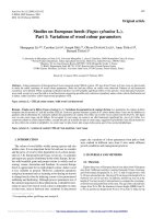 Báo cáo lâm nghiệp: 