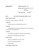 SỔ GIÁO ÁN THỰC HÀNH TRỒNG TRỌT CHĂN NUÔI - GIÁO ÁN SỐ 9 doc