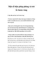 Một số biện pháp phòng và trừ ốc bươu vàng ppt