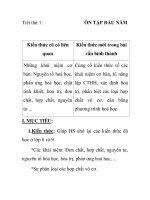 Tiết thứ 1: ÔN TẬP ĐẦU NĂM doc