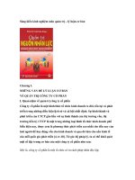 Sáng kiến kinh nghiệm môn quản trị – lý luận cơ bản pdf