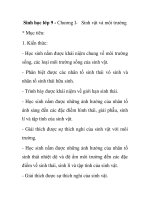 Sinh học lớp 9 - Chương I- Sinh vật và môi trường ppt