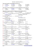 ÔN THI TN – ĐH MÔN ANH VĂN - 2 pdf