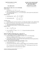 Đề thi môn toán trường đại học Sài Gòn năm 2007 pot