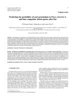 Báo cáo lâm nghiệp: