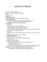 GIÁO ÁN LÝ THUYẾT: Cơ Sở Kỹ Thuật Điện docx