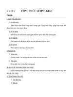 CÔNG THỨC LƯỢNG GIÁC -2 docx