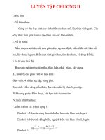 Giáo án Giải tích 12 ban tự nhiên : Tên bài dạy : LUYỆN TẬP CHƯƠNG II pdf