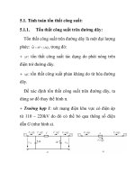 Tính toán tổn thất công suất potx