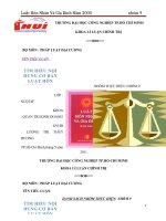 TIEULUAN MON LUAT HON NHAN GD pptx