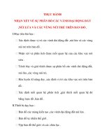 Giáo án Địa Lý lớp 10: THỰC HÀNH NHẬN XÉT VỀ SỰ PHÂN BỐ CÁC VÀNH ĐẠI ĐỘNG ĐẤT ,NÚI LỬA VÀ CÁC VÙNG NÚI TRẺ TRÊN BẢN ĐỒ pptx