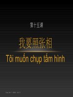 Trung văn 2 - Bài 15 pdf