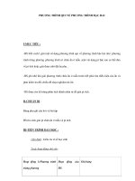 PHƯƠNG TRÌNH QUI VỀ PHƯƠNG TRÌNH BẬC HAI pptx