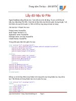 Lập trình Android: Đọc XML pdf