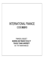 international finance intro pot