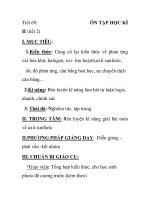 Tiết 69: II (tiết 2) I. MỤC TIÊU: ÔN TẬP HỌC KÌ pot