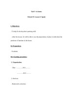 Unit 3: At home.Period 15: Lesson 2: Speak potx