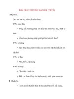 Giáo án Đại Số lớp 10: DẤU CỦA TAM THỨC BẬC HAI (TIẾT 2) pot