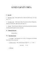 LUYỆN TẬP LŨY THỪA ppt