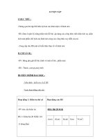 LUYỆN TẬP - HÌNH CẦU - DIỆN TÍCH MẶT CẦU VÀ THỂ TÍCH HÌNH CẦU doc