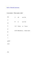 Bài 06 - Thành phố, Quê hương pot