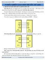 VI ĐIỀU KHIỂN GIAO TIẾP TRUYỀN DỮ LIỆU pps