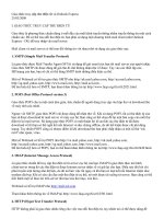 Giao thức truy cập thư điện tử và Outlook Express ppt