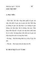 Hình học lớp 9 - Tiết 48: TỨ GIÁC NỘI TIẾP ppsx