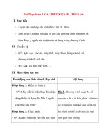 Giáo án Tin Học lớp 8 Ban Tự Nhiên: Bài Thực hành 5 CÂU ĐIỀU KIỆN IF ...THEN (tt) pptx
