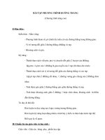 BÀI TẬP PHƯƠNG TRÌNH ĐƯỜNG THẲNG (Chương trình nâng cao) pptx