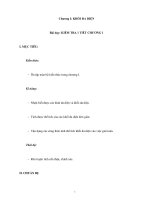 Chương I: KHỐI ĐA DIỆN - Bài dạy: KIỂM TRA 1 TIẾT CHƯƠNG 1 ppt