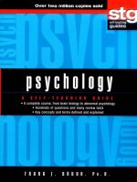 PsychologyA Self-Teaching Guide phần 1 ppt