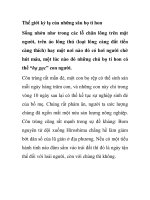 Thế giới kỳ lạ của những sâu bọ tí hon pptx