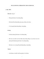 BÀI TẬP PHƯƠNG TRÌNH ĐƯỜNG THẲNG TRONG KG docx