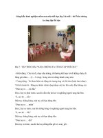 Sáng kiến kinh nghiệm mầm non môn thể dục lớp 3-4 tuổi – bài 7nào chúng ta cùng tập thể dục pptx