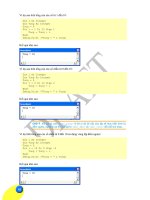 Giáo trình tổng hợp hướng dẫn thiết kế bằng VBA phần 10 pps